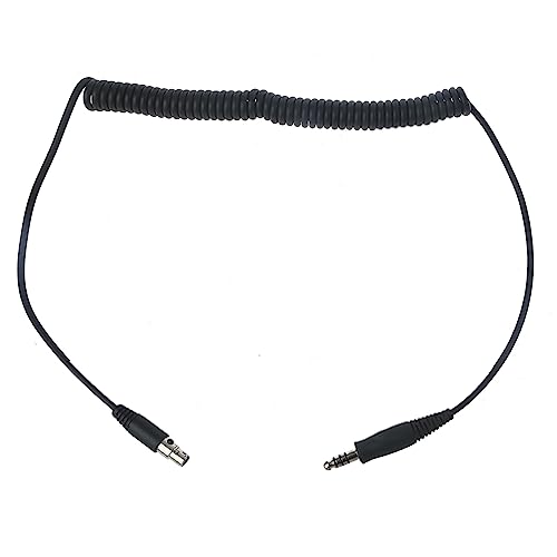 Adaptador de cable auxiliar Aviation U174 a conector XLR 5 pines miniatura 1