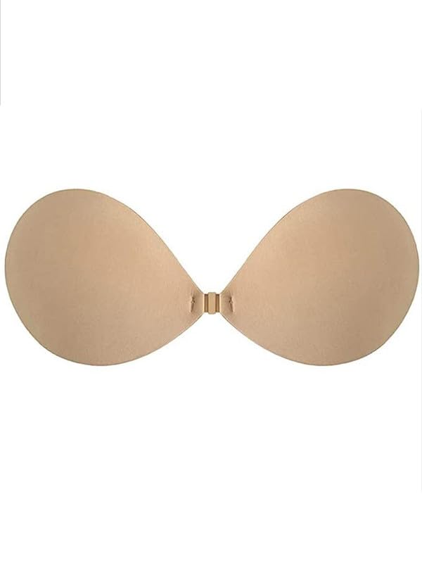 Sticky Bras Push Up Adhesive Invisible Bra Backless Strapless Bra for Women Beige-image-24