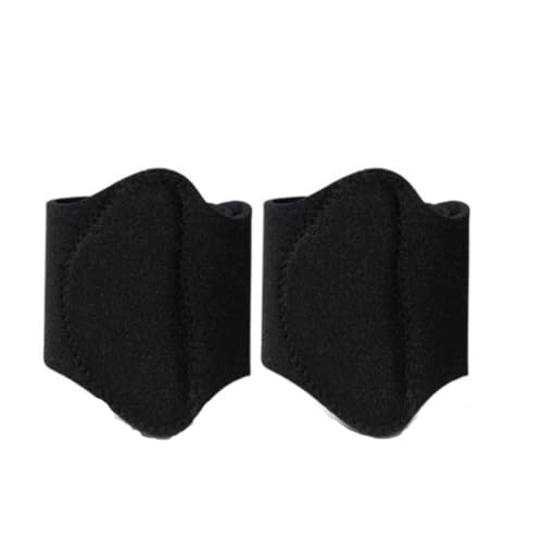 Arch Support Braces - Adjustable Arch Support Wraps Pads for Flat Feet High Fallen Arch Wear Over Under Socks Fits All Shoes Unisex Walking Pad Foot Brace (Black,One Size)