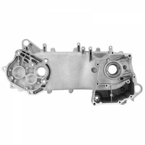 CARTER MOTEUR SCOOT ADAPTABLE SYM 50 ORBIT, MIO 4T - PEUGEOT 50 VIVACITY 3, LUDIX 4T (MOTEUR GY6 137QMB) (GAUCHE COTE VARIATION - LONGUEUR 430mm) (OEM...
