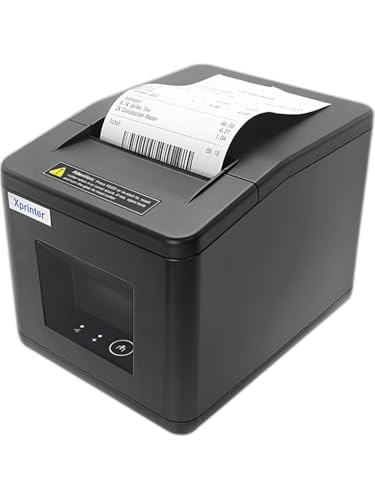 POSSAFE 80mm Thermal Receipt XPrinter | High Print Speed, USB Connection, Low Noise, Wall-Mountable, Overheat Protection, Windows&Linux Compatible | Ideal for Retail Stores, Restaurants