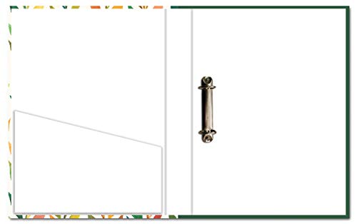 Image of Paper Plane Design 2D Folder Case, A4 Size, Ring Binder File Folder, Can Use in Office /Hospital /Banking /Account /School Documents, Bills & Certificates