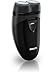 Norelco Travel Men's Shaver with Close-Cut Technology and Independent Floating Heads, Self-Sharpening Blades, 2 x AA Batteries Included by Philips