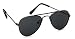 Baby Boy Girl Classic Aviator Style Retro Gun Metal Frame Black Lens 0-9 Months