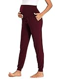 Glampunch Women's Maternity Pants Stretchy Comfy Lounge Pants Casual Loose Pregnancy Joggers with...