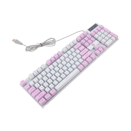 SECFOU �L�����J�j �L�[�{�[�h RGB�o�b�N���C�g���� 104�L�[ ���g���^�C�v���C�^�[�z��ŉ��K���� �Q�[�~���OPC�E�m�[�g�p�\�R���Ή� �v���d�l�^�N�^�C���X�C�b�`����