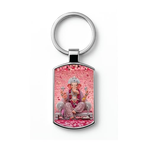 Image of Premium Printed Metal Keychain for Men & Women | High-Definition Artwork Print | Durable Key Ring for Car, Bike, Home & Office Keys | Stylish Decorative Key Holder Gift