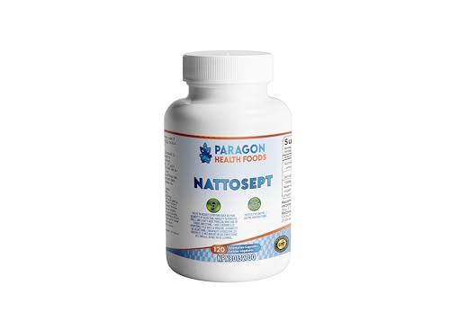 Paragon Health Foods Natto-Sept Capsule | 120 Vegetarian Capsules | Supports Heart & Circulatory Health | Promotes Healthy Blood Flow With Nattokinase | Rich In Natural Enzymes