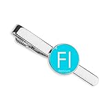 Classificazione: Tie Clip Elementi Chimica Periodo Tabella Metalli Poveri Flerovium Fl Cravatta Tie Clip Bar Regalo Uomo d\'affari