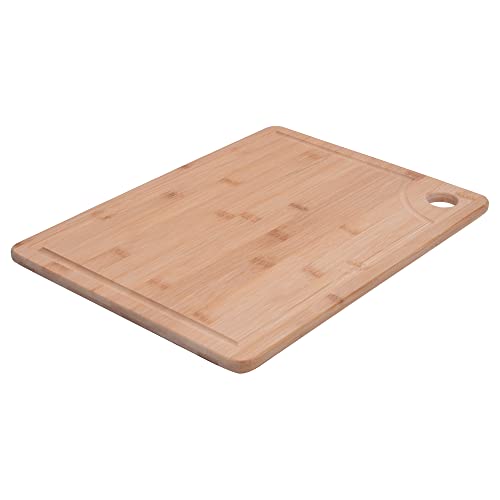 Mimo Style Tábua de Corte 38cm Ecokitchen, Feita Inteiramente de Bambu. Perfeita Para Cortar Queijos, Carnes, Legumes e Verduras. Resistente, Durável e Ecológica. Perfeita Para o Dia a Dia, BM20132