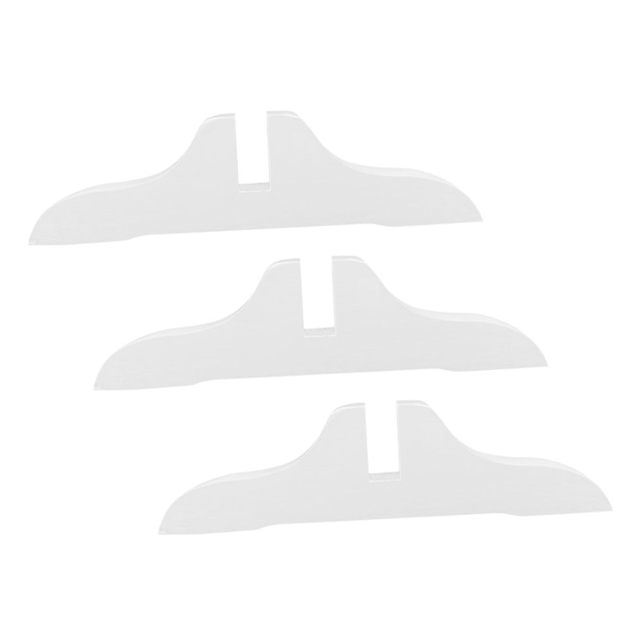 Support de panneau pliable bois blanc TOYANDONA base stable pour paravent