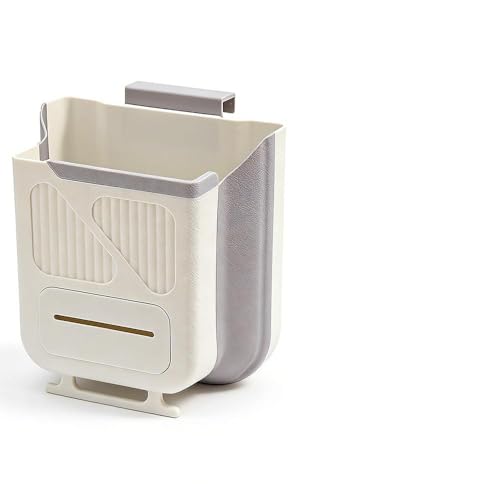 Caneca de basura plegable para cocina, 7L, compacta y colgante