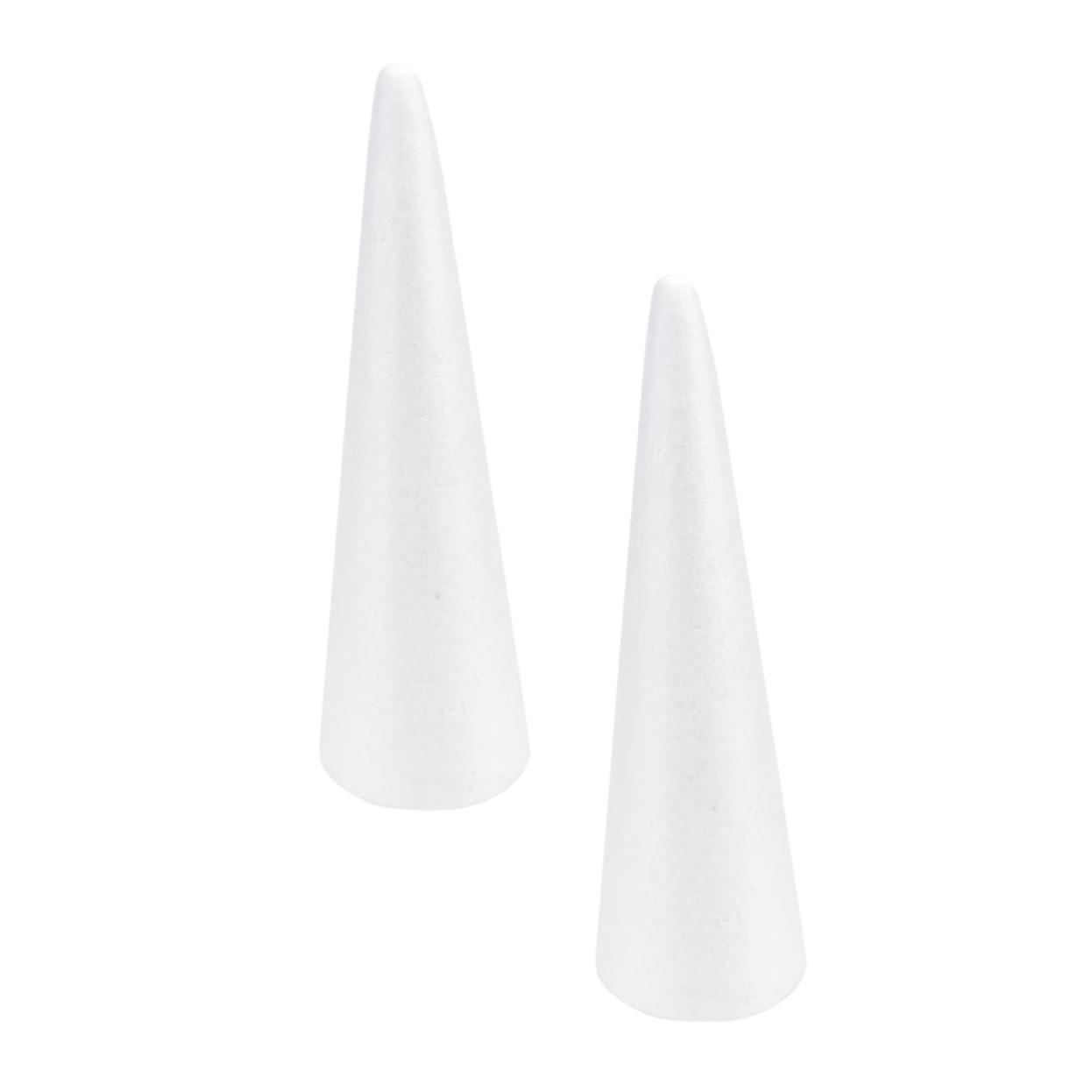 ABOOFAN 4pezzi Coni Decorativi Polistirolo per Bimbi per Lavoretti Creativi e Feste Sicuri e Facili da Decorare