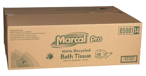 Marcal PRO 5001 Recycled Two-Ply Bath Tissue