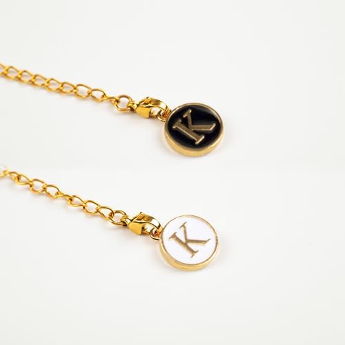 Miniatura 2 de Paquete de 2 dijes de letras para Stanley, simples y modernos, placa de identificación con nombre de inicial, dije personalizado para vaso Stanley,