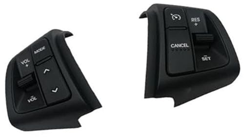 ZAPYVET Botón de control de crucero del coche, for Kia, for Sorento, 2009 2010 2011 2012 Botón del volante del coche Botón de volumen de radio de audio Accesorios del interruptor de control de crucero