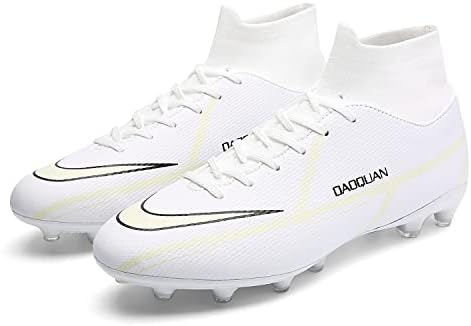 TTFS Foture 4.1 Netfit FG AG Athletic Soccer Shoes XX 17.2 Firm Ground Cleats Soccer Shoe (8, White 5, Numeric_8)