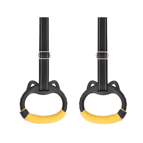 Par de anillas de gimnasia con correas ajustables para entrenamiento