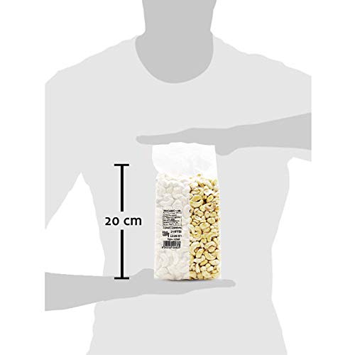 Oltresole - Rohe Cashews in Natural 1 Kg - ungeröstet und ungesalzen, ideal als Snack, ausgewählte Trockenfrüchte in einer Vakuumverpackung