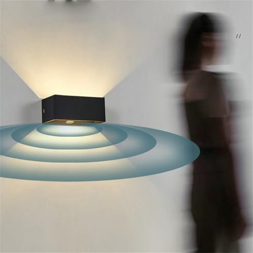 Aplique de pared con sensor de movimiento y mando a distancia para iluminar pasillos sin cables 2