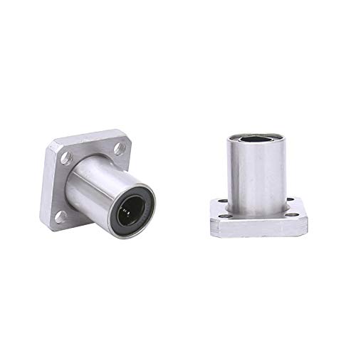 Roulements linéaires FKG LMK12UU à bride carrée 12x21x30 mm en lot de 2