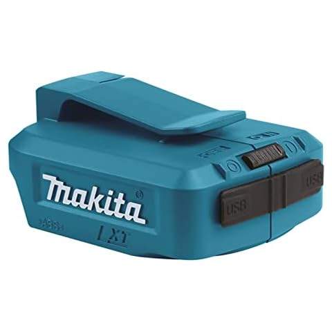 Makita ADP05 Model DECADP05 Adaptor for Usb, 14.4V/18V, Blue Cover