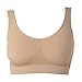 Produktbild UnsichtBra Bustier Damen BH ohne Buegel | Wohlfühl Bustiers Top | Bügelloser Soft Bra | Schlaf Still Sport Bralette in vielen Farben (wellbra_sngl)(L, Beige)