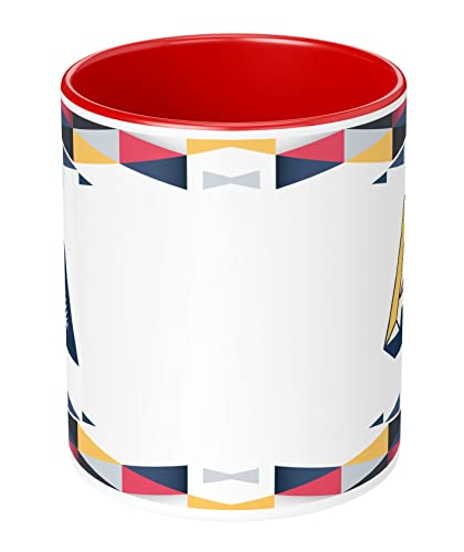 Image of 3D Colorful Alphabet Letter A Printed Coffee Mug for Girls Boys Friends Love Kids Best Gift for Birthday Anniversary Initial Letter A (Ceramic Tea Coffee Mug-350ml) - ABV3TM2 102