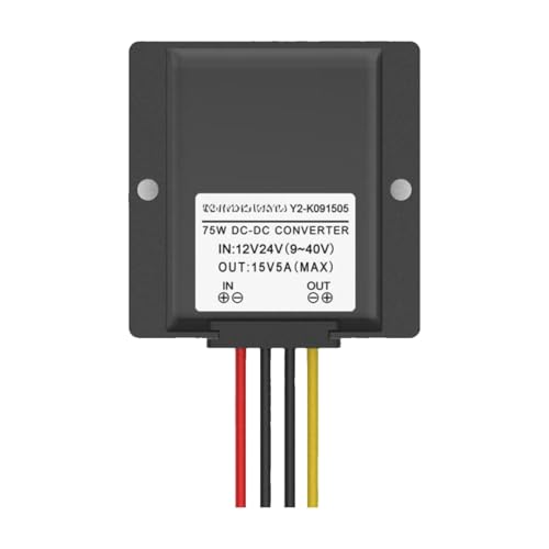 Convertisseur de puissance 9-40V branché sur batterie pour le camping-car