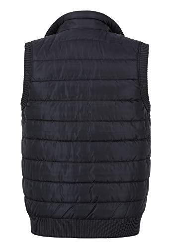 Image of Spanye Men's Casual Vest Padded Puffer Jacket Vests Stand Collar Plus Size Warm Sleeveless Coat