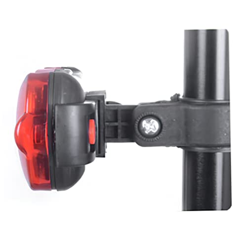 Lámpara de Bicicleta, Faro de Bicicleta de montaña de 5led, combinación de Luces traseras para la Seguridad Nocturna/Ciclismo, reflectores Traseros de Luces Delanteros y Traseros (Negro)