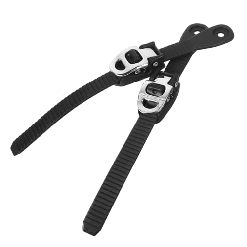 EXCEART 2セット ローラースケート用ユニバーサルバックルストラップ 取り付け簡単 耐久性素材 スケート靴固定用可能ストラップ 交換用付属