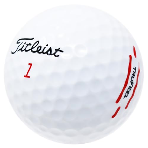 LostGolfBalls 12 Recycled & Used TruFeel White Golf Balls for
