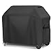 GARPROVM Copertura Barbecue Impermeabile, Telo Protettivo per BBQ Grill 147x61x122cm Anti Pioggia Polvere Sole Neve 600D Tessuto Oxford per Weber, Brinkmann, Outback, Char Broil etc Grigio