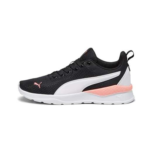 PUMA Anzarun Lite, Zapatillas Unisex adulto, Puma Black-Puma White-Peach Smoothie, 41 EU