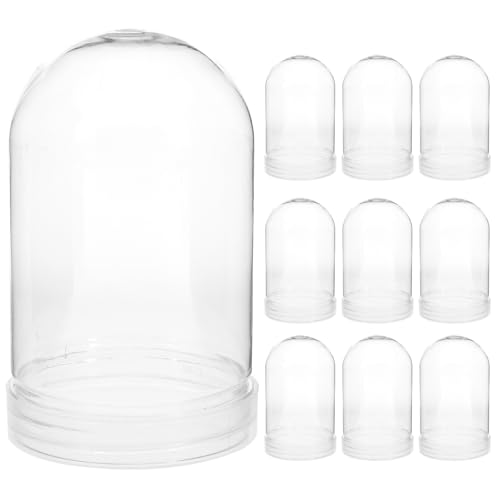 Alipis 10 Pièces Accessoires De Bricolage Boules À Neige Vides Boule À Neige Bricolage Boule À Neige Transparente Sphère De Neige Claire Kit De...