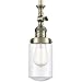 Innovations 206-AB-G312 Dover 1 Light Mini Pendant Part of The Franklin Restoration Collection, Antique Brass