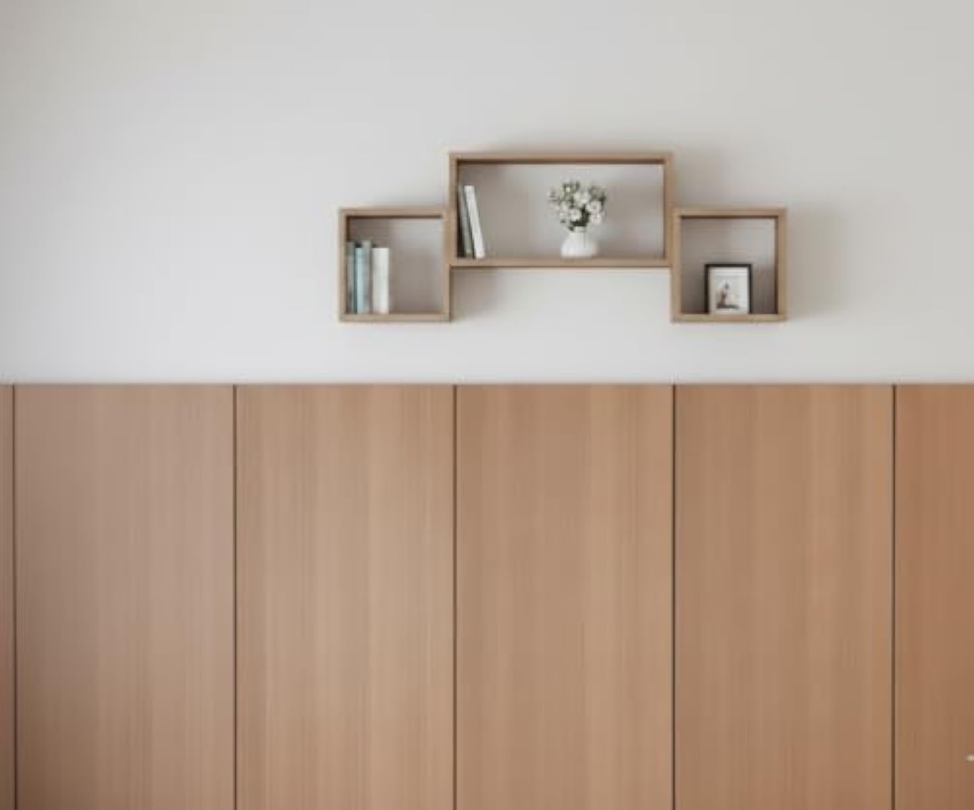 Bark Sheen Modern Wall Decor Storage Organiser for Office