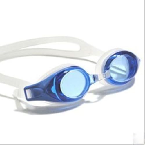 Krafty Eye Patches Farsighted +1.0 to +8.0 Optical Swim Goggles, Anti-Fog,UV Protected (Blue, +7.0 Plus)