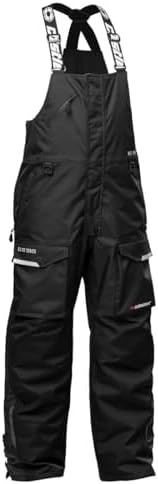 Castle X Men's West Shore Ice Fishing Insulated Bib (Black - Larg...