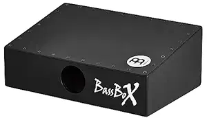 Meinl Percussion BASSBOX Acoustic Cajon Stomp Box with L-Shaped Beater, Black (VIDEO)