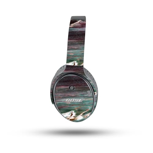 Image of MightySkins Skin Compatible with Bose QuietComfort 35 II Headphones - Grunge Marble | Protective, Durable, and Unique Vinyl Decal wrap Cover | Easy to Apply, Remove, and Change Styles