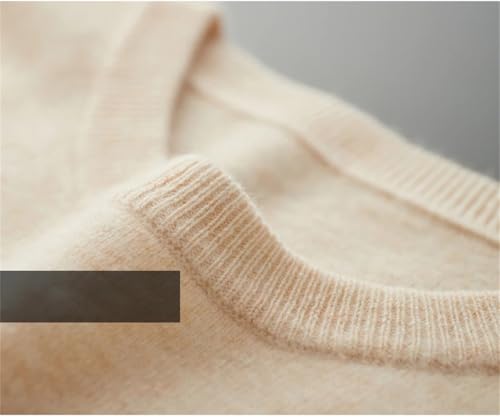 Solid Color Wool Men's Crew Neck Jumper Autumn and Winter Men's Sweater4