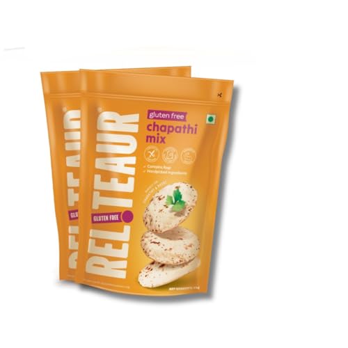 Image of Reliteaur Gluten Free | Wheat Free | Maida Free | Chapathi Mix (1kg)|Celiac Friendly| Ragi And Amaranth |Iron, Protein & Calcium rich for Soft Chapathis | AOECS Certified (Pack Of 2)