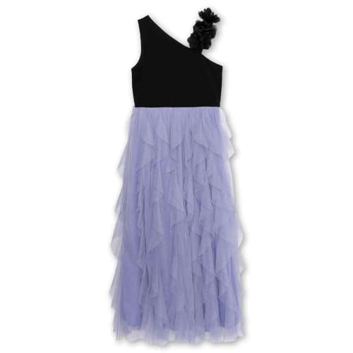 Speechless Girls' One Shoulder Maxi Corkscrew Party Dress2