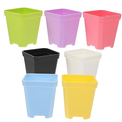KITANDOVE 7 Macetas Pequeñas para El Hogar, Multiusos, para Niños, Herramientas De Jardinería, Cactus, Escritorio, Sencillas.