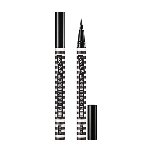 Delineador Líquido L.O.C.K. Color it Waterproof Black Brown