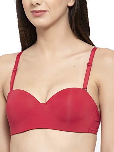 Image of Brachy Women's Every Day's Padded Underwired Demi Cup Bra T Shirt Padded Underwired Pushup Bra 85% Poly Cotton, 15% Elastane