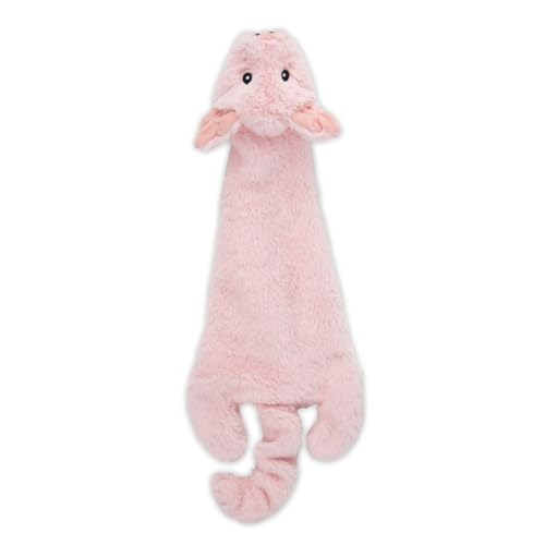 Image of Best Pet Supplies Squeaky Dog Toys with Soft Durable Fabric for Small, Medium and Large Pets Interactive Toy for Indoor Play, Supports Active Biting and Play - Pig, Medium