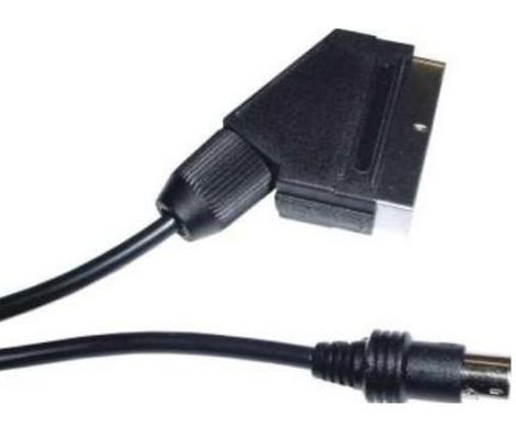 Cable de audio y vídeo para consola Sega Saturn (RGB a euroconector)